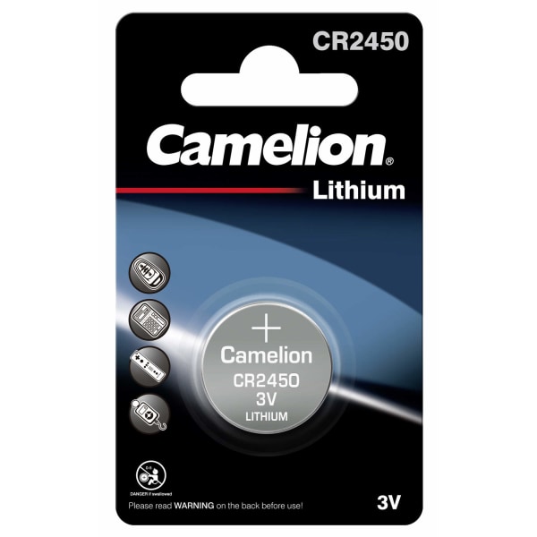 CR2450 Batteri Litium Lithium Camelion Silver