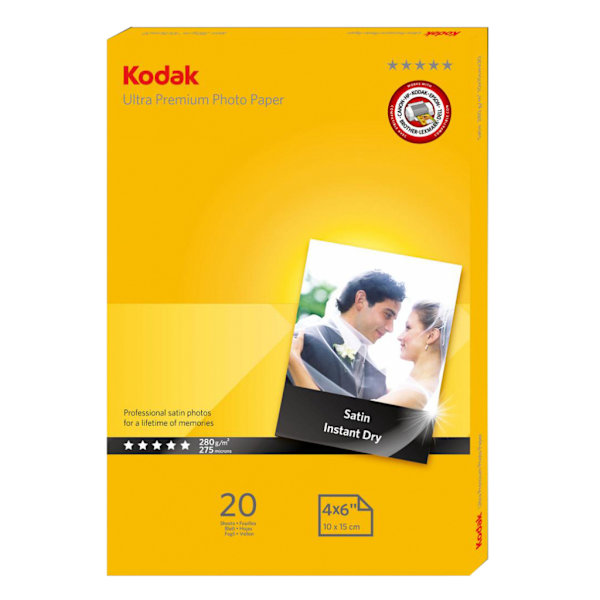 Fotopapper 20st 10x15cm 280g Satin Silke