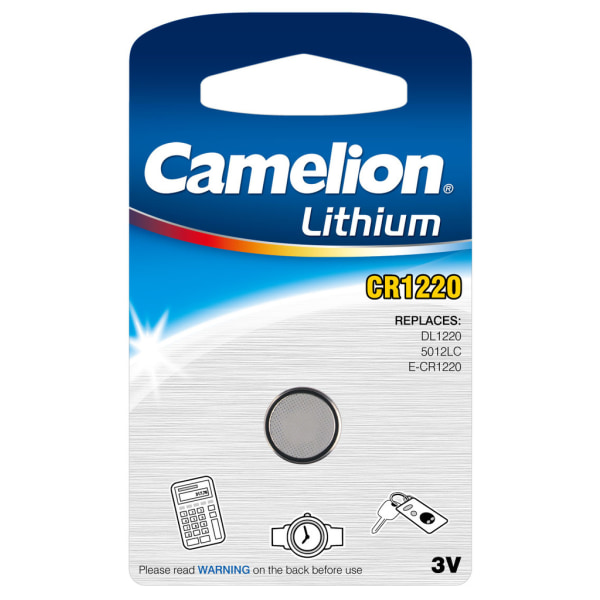 Camelion Batteri CR1220 Litium Lithium