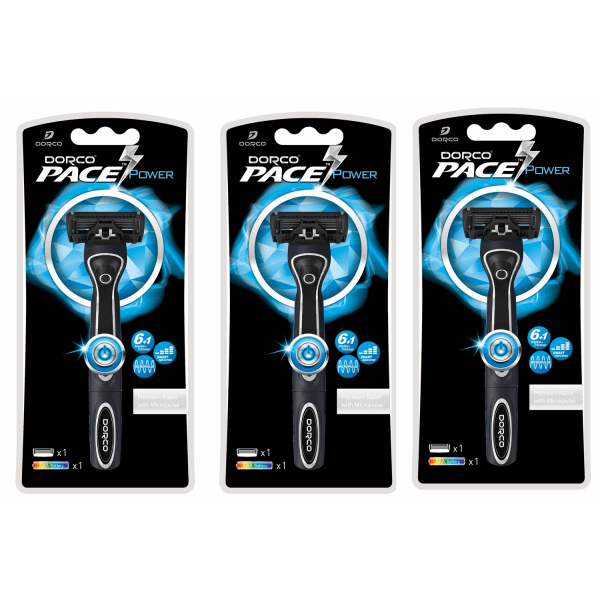 Dorco Pace6 Power Rakhyvel 3-pack