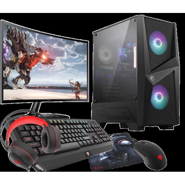 VIST CORE i5 11400F speldator - 16 GB RAM - RTX 3050 - 1 TB M.2 SSD - LCD 24 - Windows 11 Pro