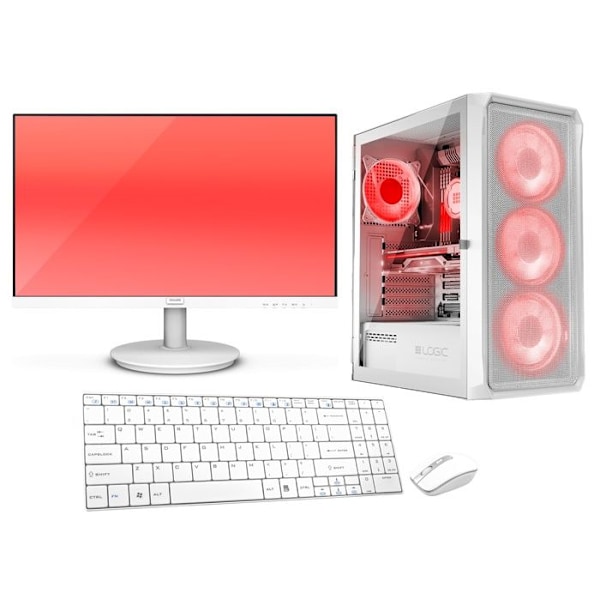 VIST Gaming Core i5 12400F - 32 GB RAM - RTX 4060 - 1TB M.2 SSD - WIFI - LCD 24 - Windows 11 Pro