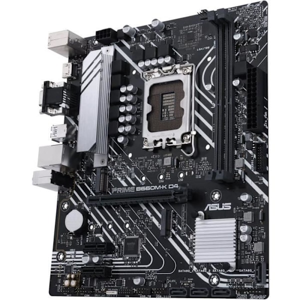 Moderkort - ASUS - PRIME B660M-K D4 - (90MB1950-M0EAY0)