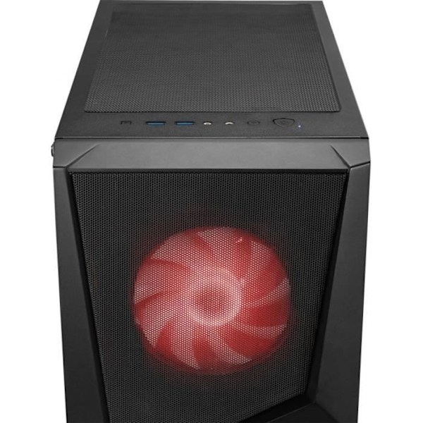 MSI MAG FORGE 100M PC CASE - Svart - Härdat glas - ATX-format (306-7G03M21-809)