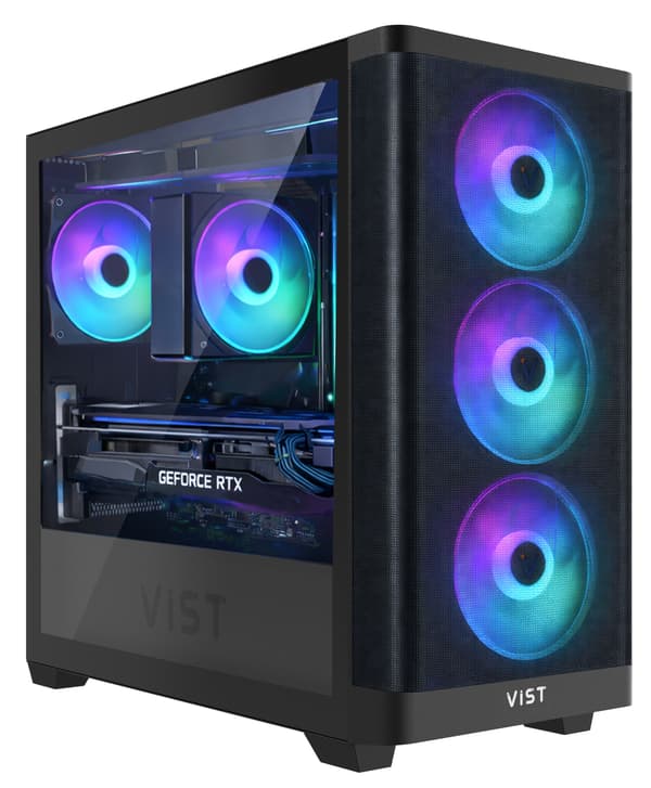 VIST PC Gaming Core i5-14400F - RAM 32Go - RTX 5070 - SSD 2To M.2 - Windows 11 Pro