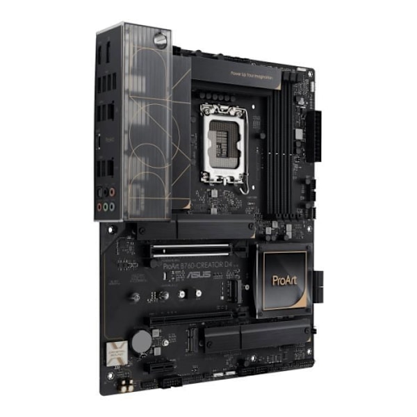 ASUS ProArt B760-Creator D4 moderkort - Sockel LGA1200 - Intel Z390 - M.2-sockel - 128 GB RAM