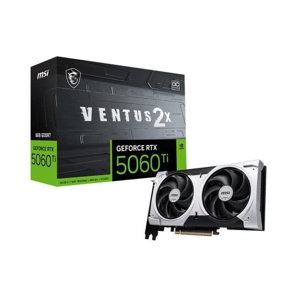 MSI Grafikkort GeForce RTX 5060 Ti VENTUS 2X PLUS 8GB GDDR7 PCIe 5.0