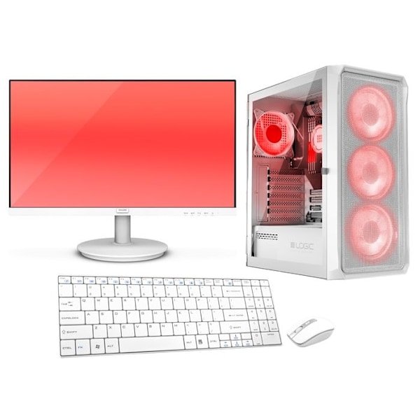 VIST Gaming Ryzen 5 5600G - 16 GB RAM - 1 TB M.2 SSD - WIFI - LCD 24 - Windows 11 Pro