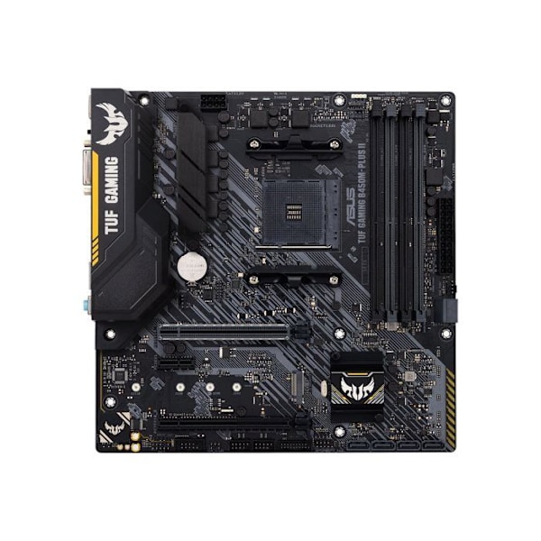 Moderkort - ASUS - TUF GAMING B450M-PLUS II - AMD B450 - Sockel AM4 - DDR4 SDRAM