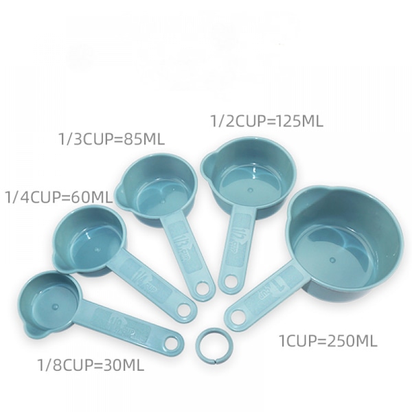 Matlagningskryddor Måttkoppar och -skedar 11-delars set, plastmått och set, praktiska köksredskap
