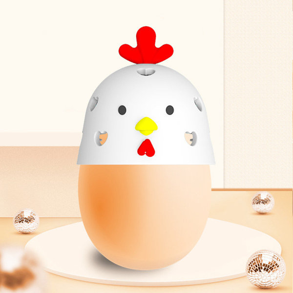 Chicken Shape Egg Brush for Eggs/Ducks High-Efficiency Egg Cleaning Tool for Poultry Eggs Cleaning White White