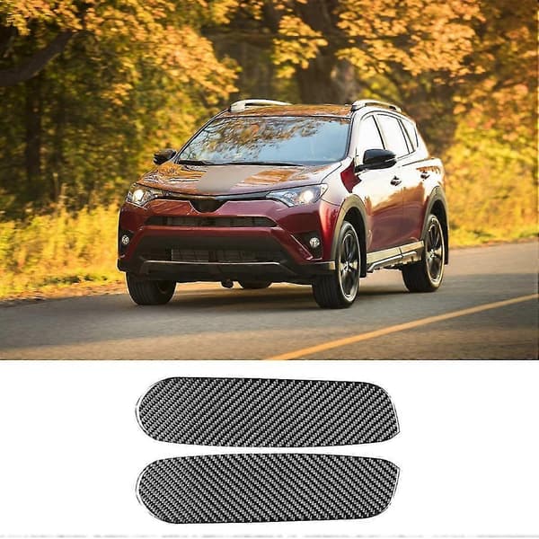 Front Door Pillar Trim Panel, Carbon Fiber, Interior Accessories for 2014 2015 2016 2017 2018 2
