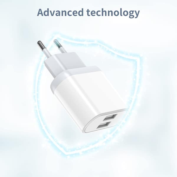 USB-stik, 3-pak 2.1A/5V oplader til iPhone 11 Pro Max XS XR X