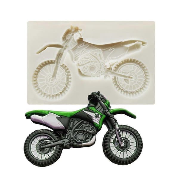 3D Udsøgt Motorcykelform Chokolade slikforme Polymer Håndværk DIY Form Hjem