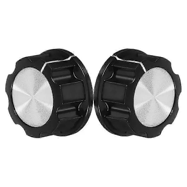 2 Pcs. Air Fryer Timer Knob Replacement ABS Switch Knob for Oven Stove Kitchen Appliance Black 3cm