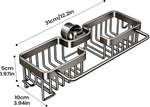 Kranorganisator, -montering, klut av aluminium, med kum 1 - 1