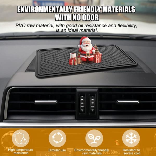 Car Dashboard Non-Slip Mat for Phone Sunglasses Electronic Devices, Anti-Slip Sticky Car Accessories