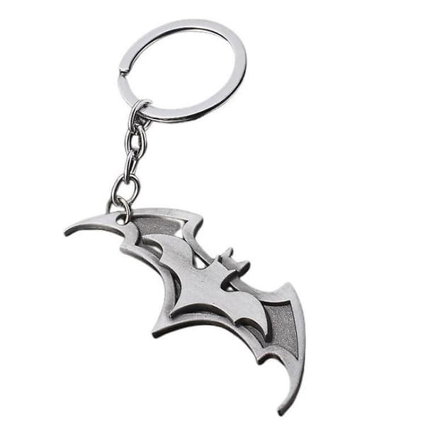 Gunmetal Batman avaimenperä riipus lahja Dark Knight avaimenperä -FA-