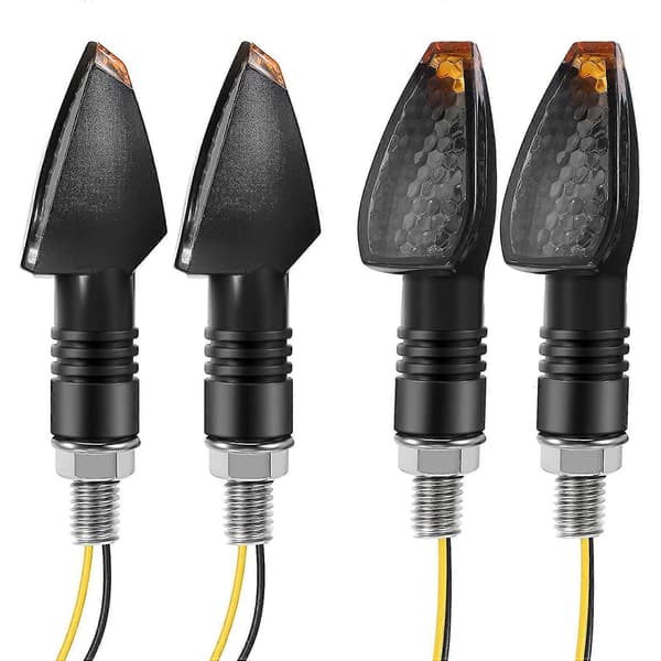 4 stk. motorcykelblinklys 14 LED 12V Motorcykel LED Blinklys