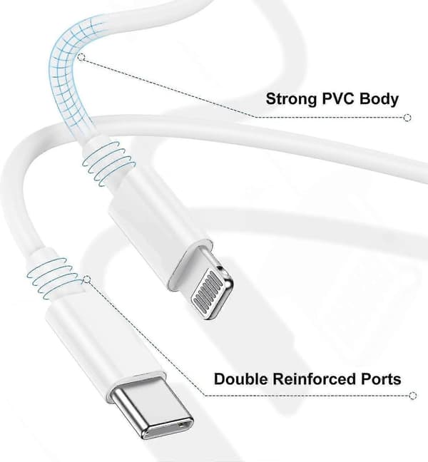 Usb C–Lightning-kaapeli 2m, 2 kpl iPhone-laturikaapeli 2m Apple Usb C -laturille