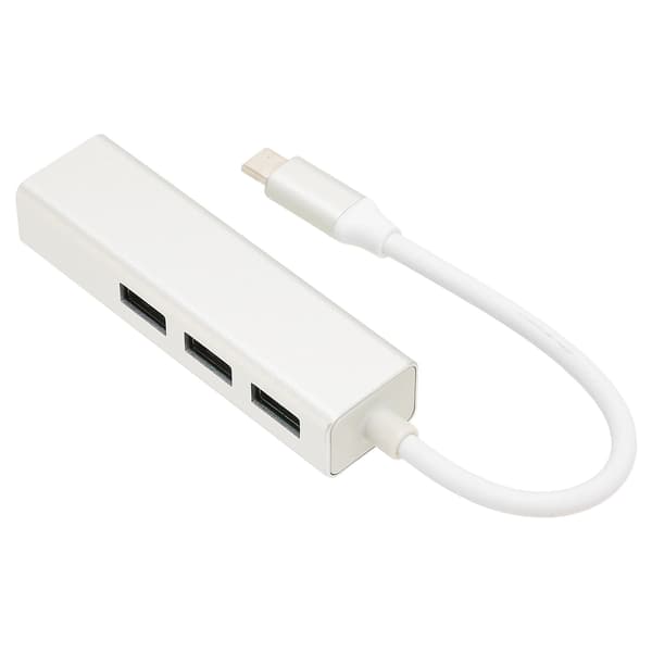 USB C til Ethernet-adapter RJ45 3 USB3.0-porter Høyhastighets Gigabit USB C til Ethernet-adapter for Windows 7 for OS X