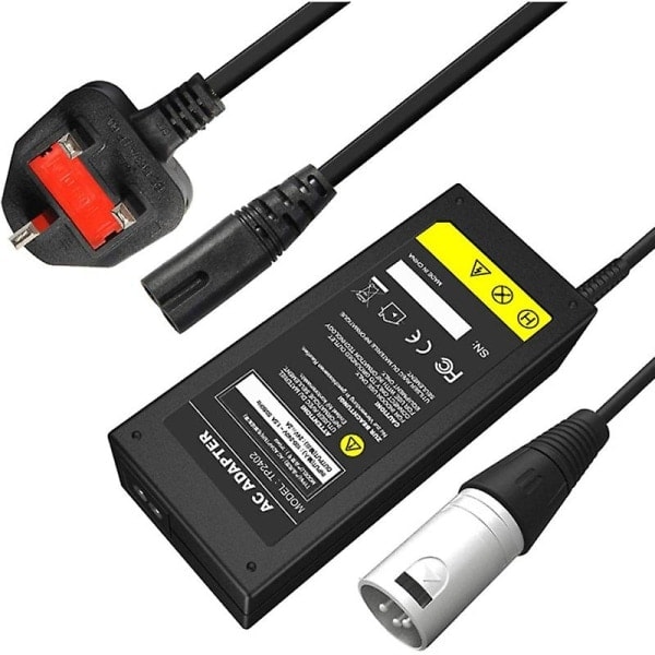 36V 2A Batteriladdare Utgång 42V 2A Laddare Ingång 100-240 Vac Litium Li-ion Li-poly Laddare För 10 Serie 36V Elcykel EU