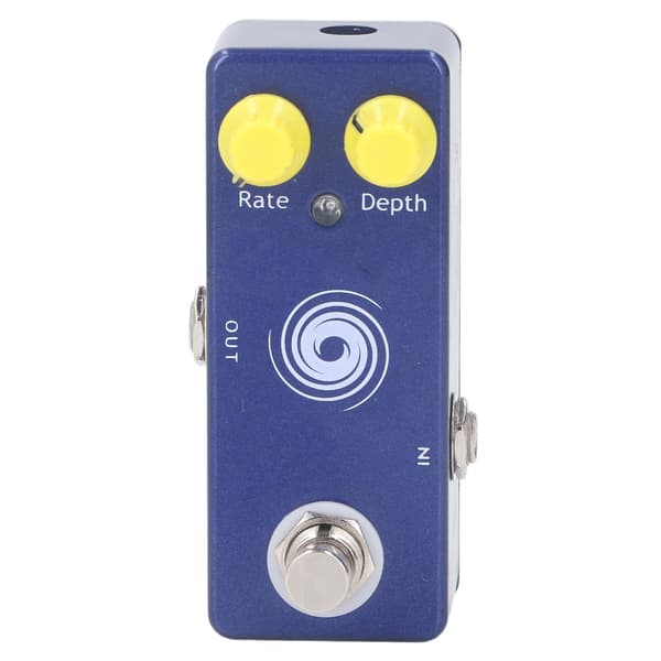 Multi Effekt Gitarpedal Aluminiumlegering Elektrisk Gitar Effektpedal for Opptreden DC 9V 12mA