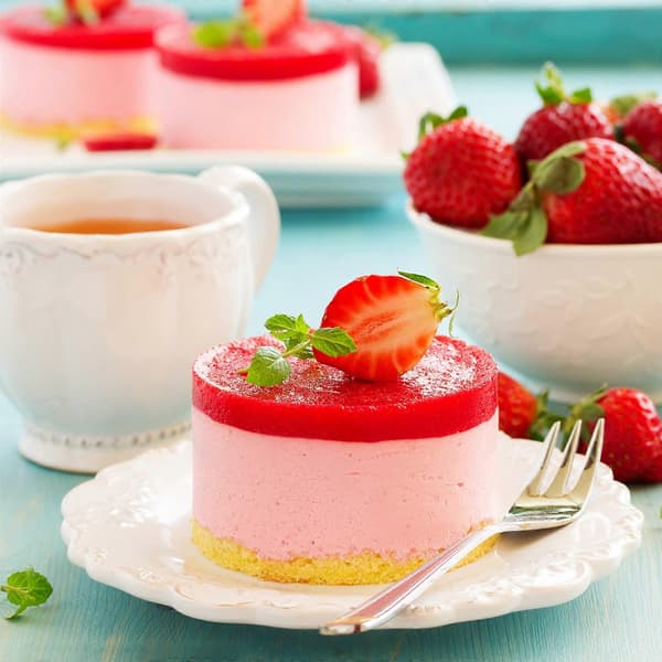 4 stk Mini Kageformringe i Rustfrit Stål Runde Mousse Ring Sæt 8 cm Diameter med Presseløfter Tykkere Bageværktøj-FA-