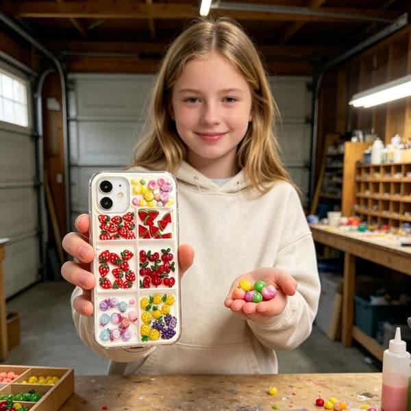 små harpiksfigurer 60-delers harpiksdekorasjonssett, DIY-tilbehør -