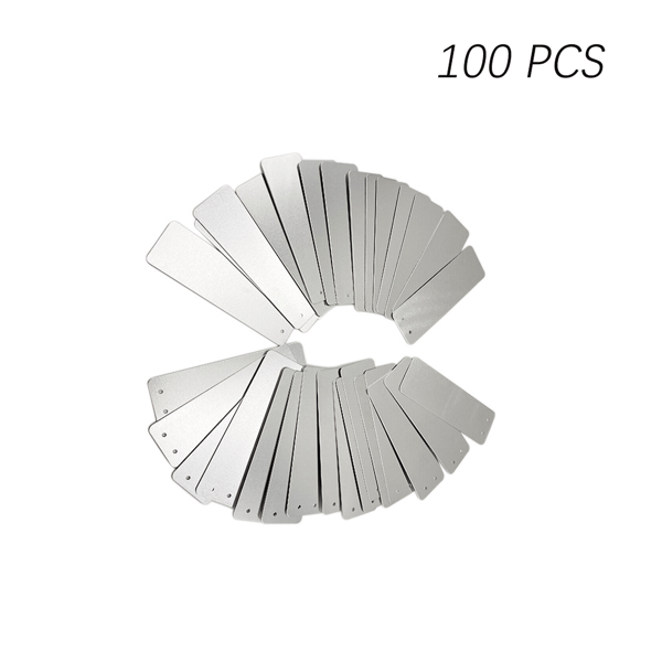 100-pack aluminiumetiketter för växter och träd