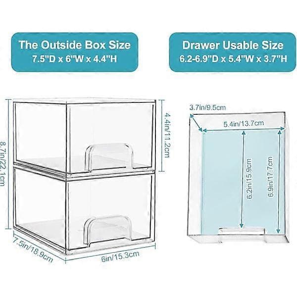 Stackable Storage Bins, Acrylic Bathroom Organizers, Pantry, Home Organization and Storage
