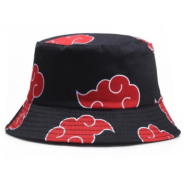 Anime Naruto Akatsuki Red Cloud Fishing Hat Beach Sun Hat