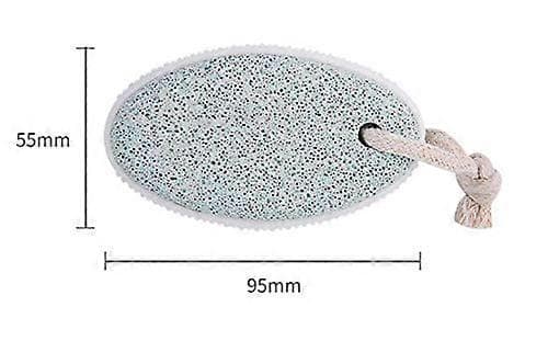 2 PCS Oval Foot File Double-Sided Pumice Stone for Removing Dead Skin