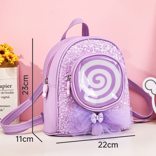 Rosa uformell ryggsekk for jenter