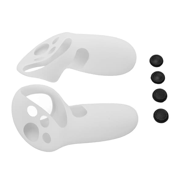 Kontrollgrepbeskyttelse for Meta Quest 3 Silikon VR-kontrollgrep Beskyttende deksel med joystickbeskyttelse for Quest 3 VR-tilbehør