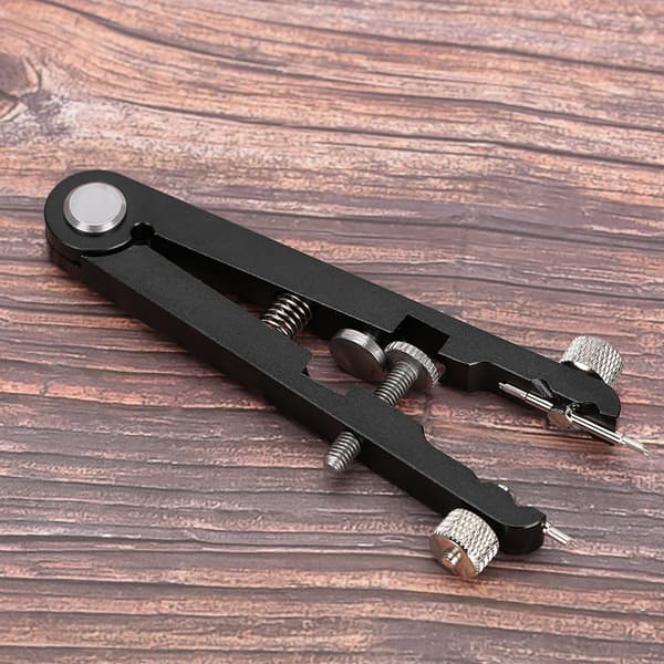 6825 Alloy Watch Band Remover Adjustment Tool V-shaped Spring Bar Plier (Black 6-pin)