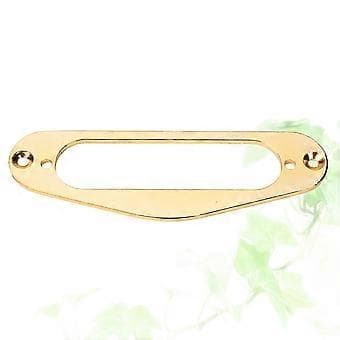 Gitarr Pickup Ram Monteringsring Single Coil Platt Humbucker Pickup Ring för ST Stil Elgitarrer GB407F (Gyllene)