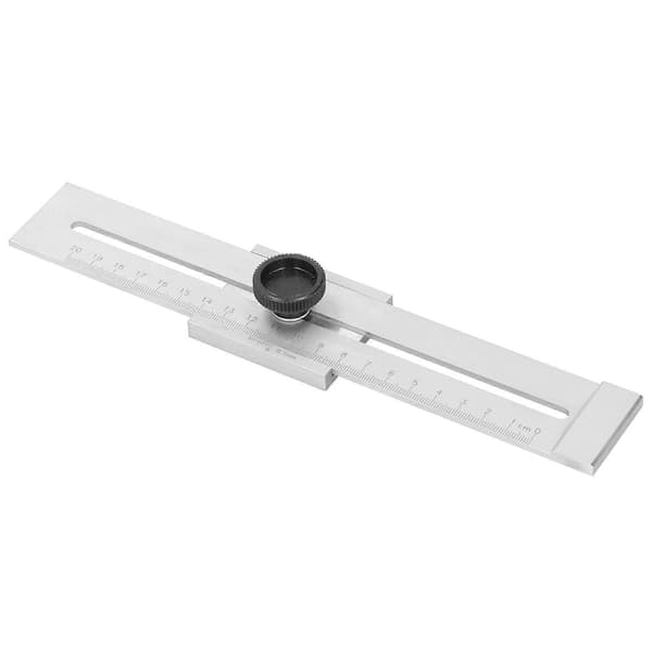 Woodworking Sliding Ruler 200mm Carbon Steel Parallel Gauge Tool Accuracy Scribing