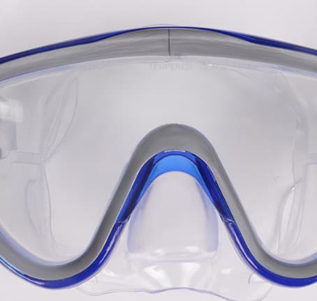 Dykmask, vattentät semi-torr snorkel, snorklingskit - Grön