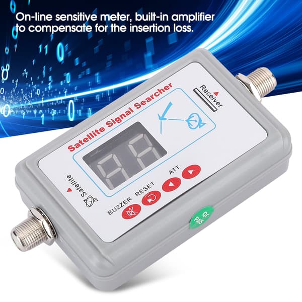 SF95DL Sensitive Satellite Finder Portable Signal Strength Meter with Digital Display