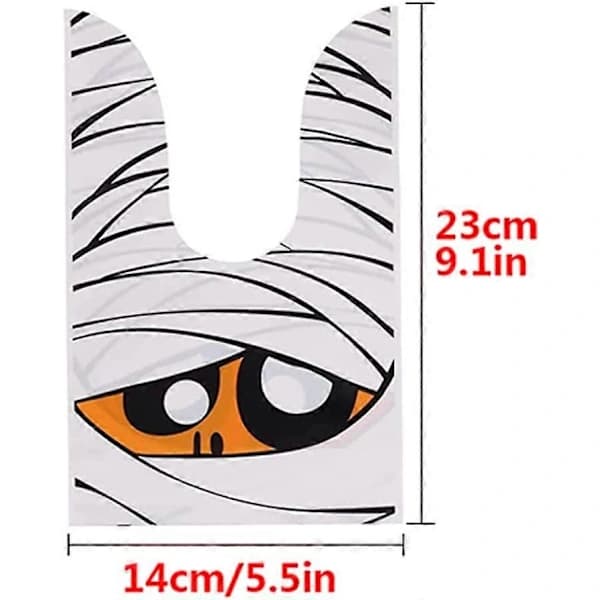 2025 Halloween Pumpkin Ghost Snacks Candy Bags Trick or Treat Packaging Bag 150pcs Bag