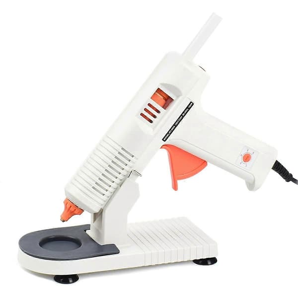 Hot Melt Glue Tool with 11mm Hot Melt Glue Thermal Glue Tool with Stand Home School DIY Tool EU Plug