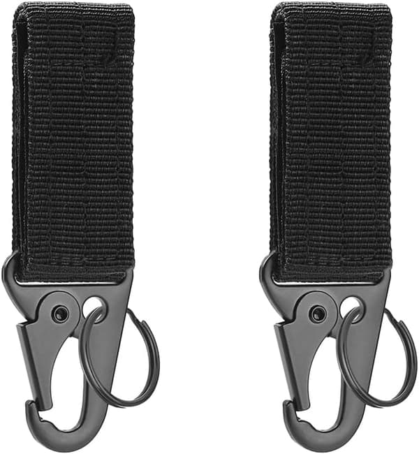 2 stk. Nylon Hurtigkarabinkrok, Multifunksjonell Taktisk Hanske
