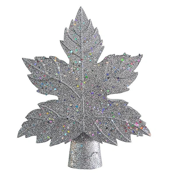 Moving Leaves S LED Projector Lamp Leaf Type Top Lamp Silver EU Plug