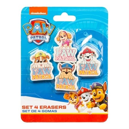 Paw Patrol Viskelæder 4-pak