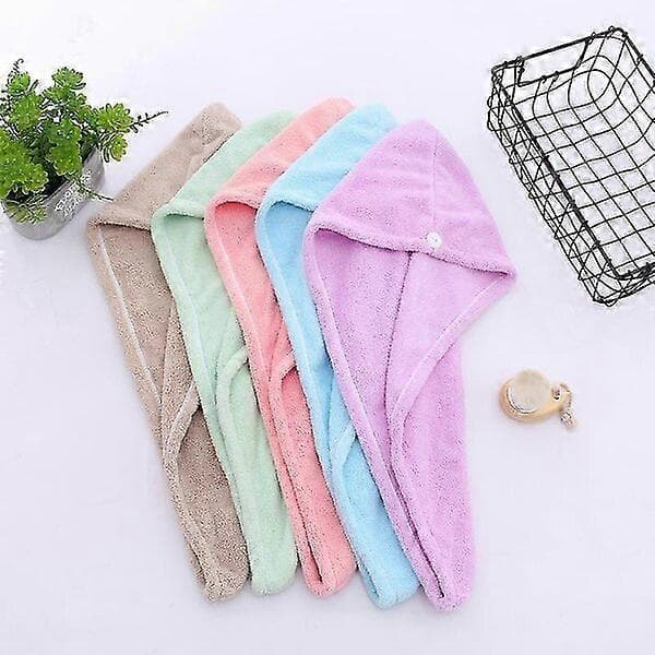 Microfiber Hair Towel, 25x65cm, Multicolor, Quick-Drying and Hair-Friendly