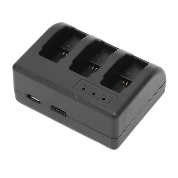 801 Kamerabatteri Triple Oplader Bærbar 3-kanals USB-oplader til AHDBT‑801 Batteri