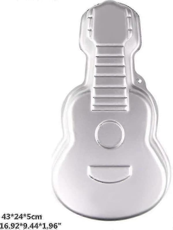 DIY Gitar Kakeform - 3D Aluminium Bakeform for Bursdagsgaver (FMY)