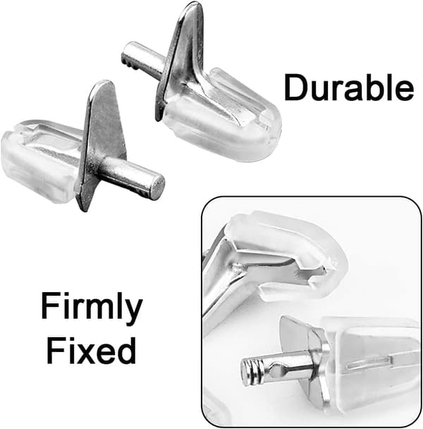 30 Pieces Shelf Support Shelf Bracket Pegs Shelf Support Pins Studs Front Cabinet Bookshelf Display Cabinet Kitchen