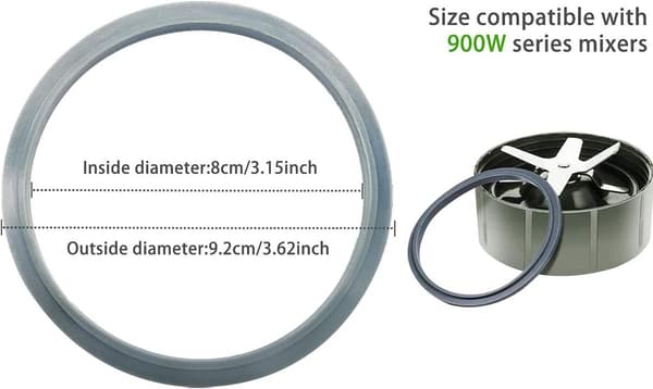 6 Pieces - Sealing Ring - Blender Gaskets - Water Resistant Sealing Ring - Blender Spare Parts